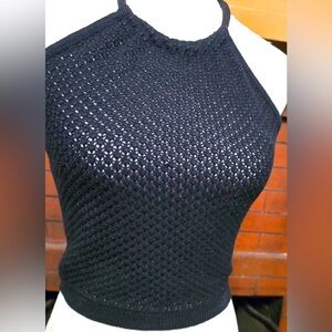 HOUSE OF HARLOW 1960 Halter Neck Knit Top